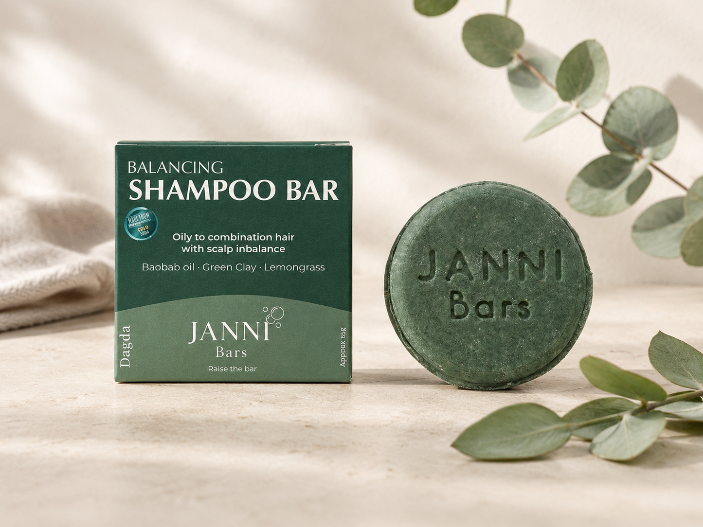 Balancing Shampoo Bar for combination hair / sensitive scalp