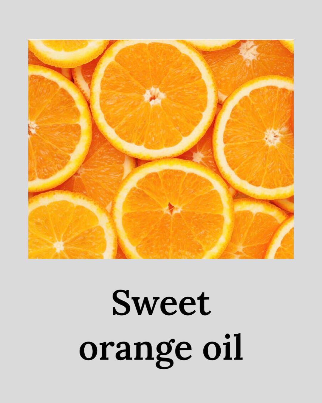 Sweet Orange oil