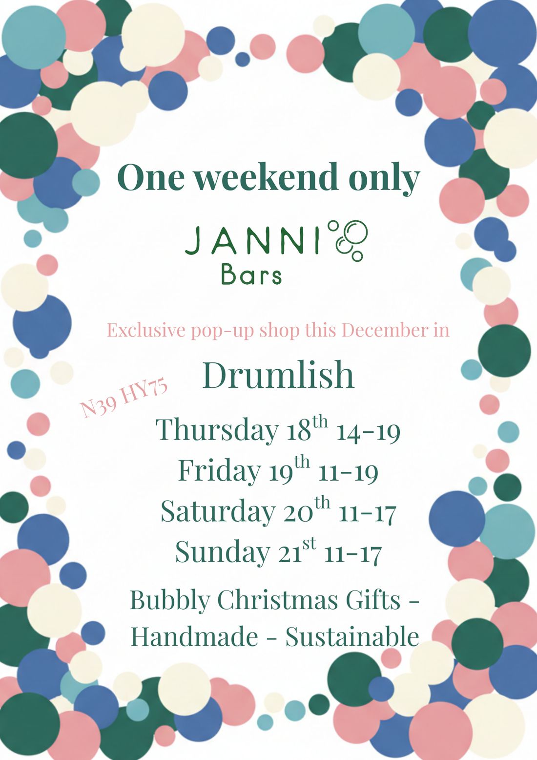 Popping Up in Drumlish: Why Community Matters (Especially at Christmas)