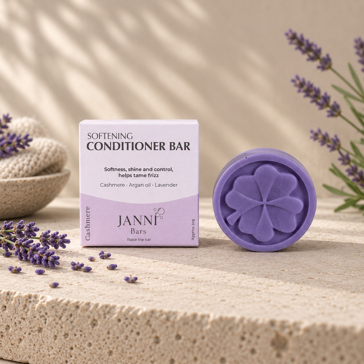 Softening Conditioner Bar for Frizzy Hair