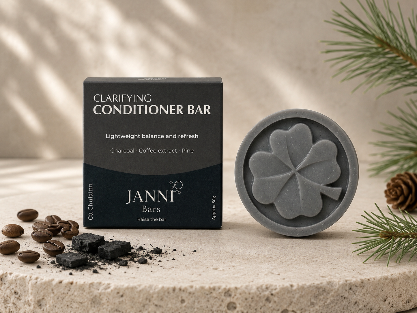 Clarifying Conditioner Bar for Oily Hair / Reset